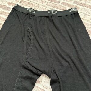 Duofold Base Layer Pants Thermal Long Johns Black Men’s Large